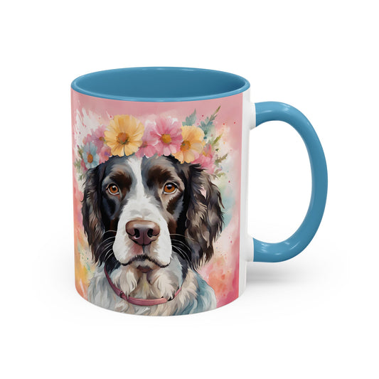 Springer Spaniel 01 Accent Coffee Mug - Dog Lover Gift
