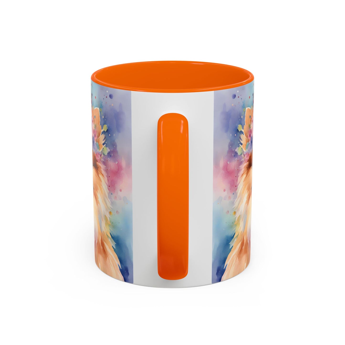 Pomeranian 04 Accent Coffee Mug - Dog Lover Gift