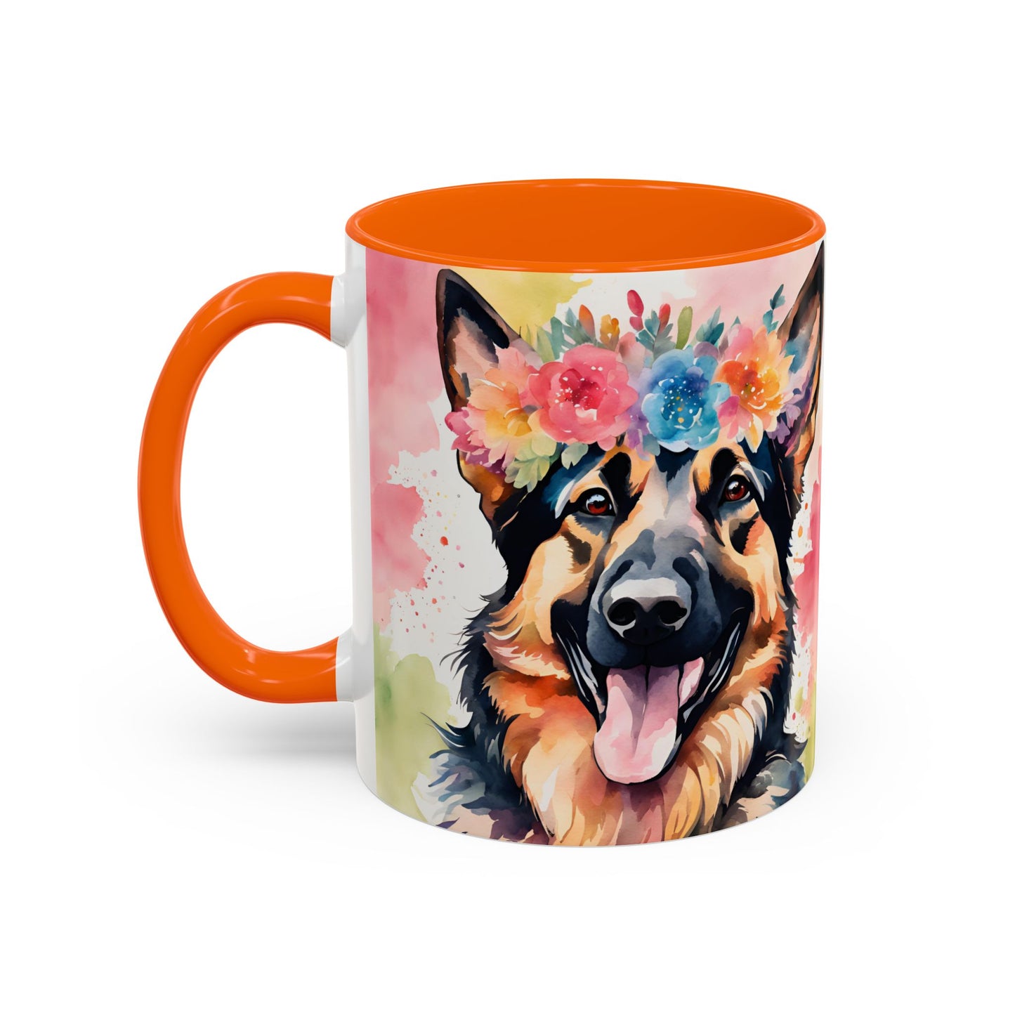 German Shepherd 03 Accent Coffee Mug - Dog Lover Gift