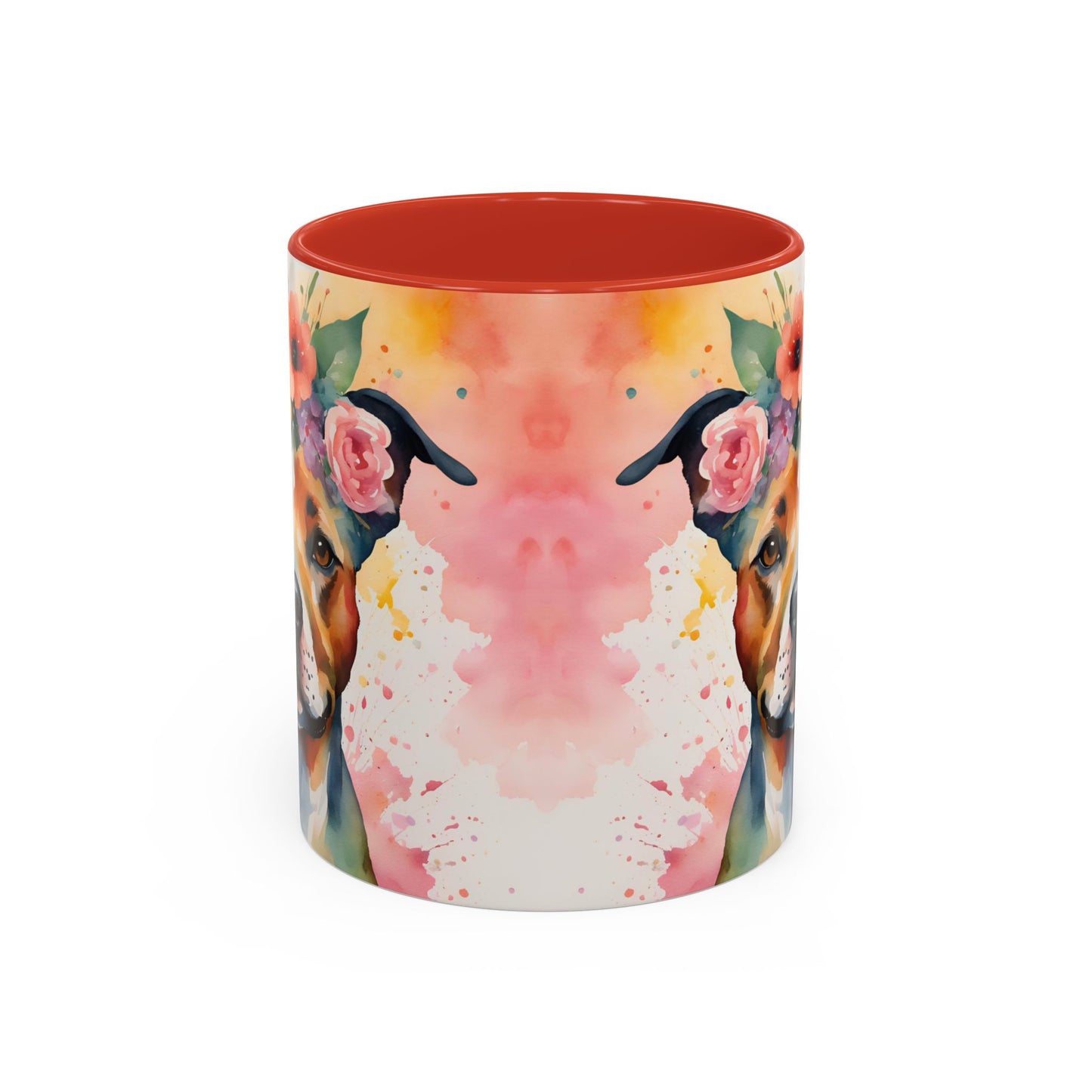 Staffordshire Bull Terrier 03 Accent Coffee Mug - Dog Lover Gift
