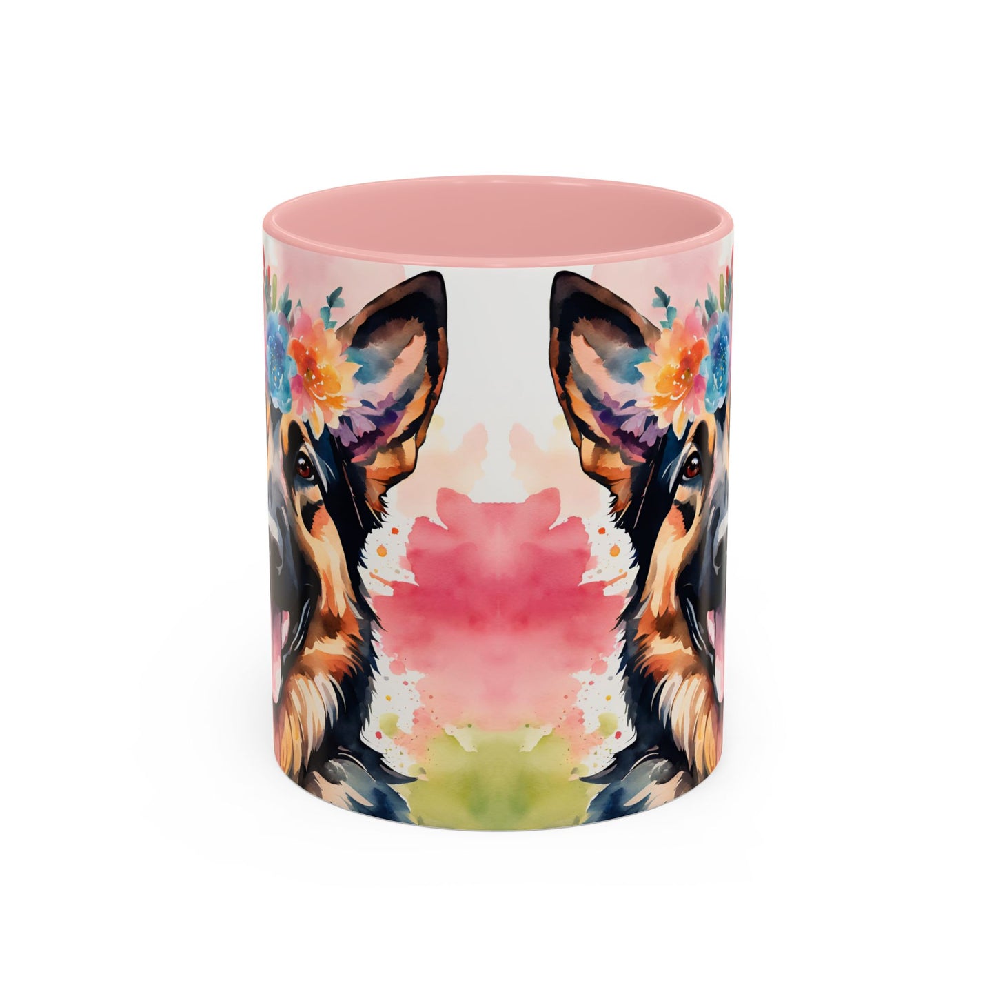 German Shepherd 03 Accent Coffee Mug - Dog Lover Gift