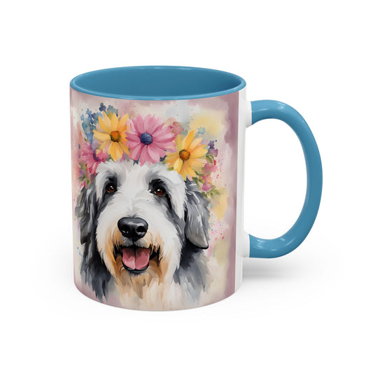Bearded Collie 01 Accent Coffee Mug - Dog Lover Gift