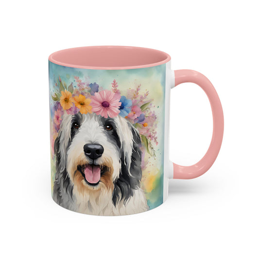 Bearded Collie 02 Accent Coffee Mug - Dog Lover Gift