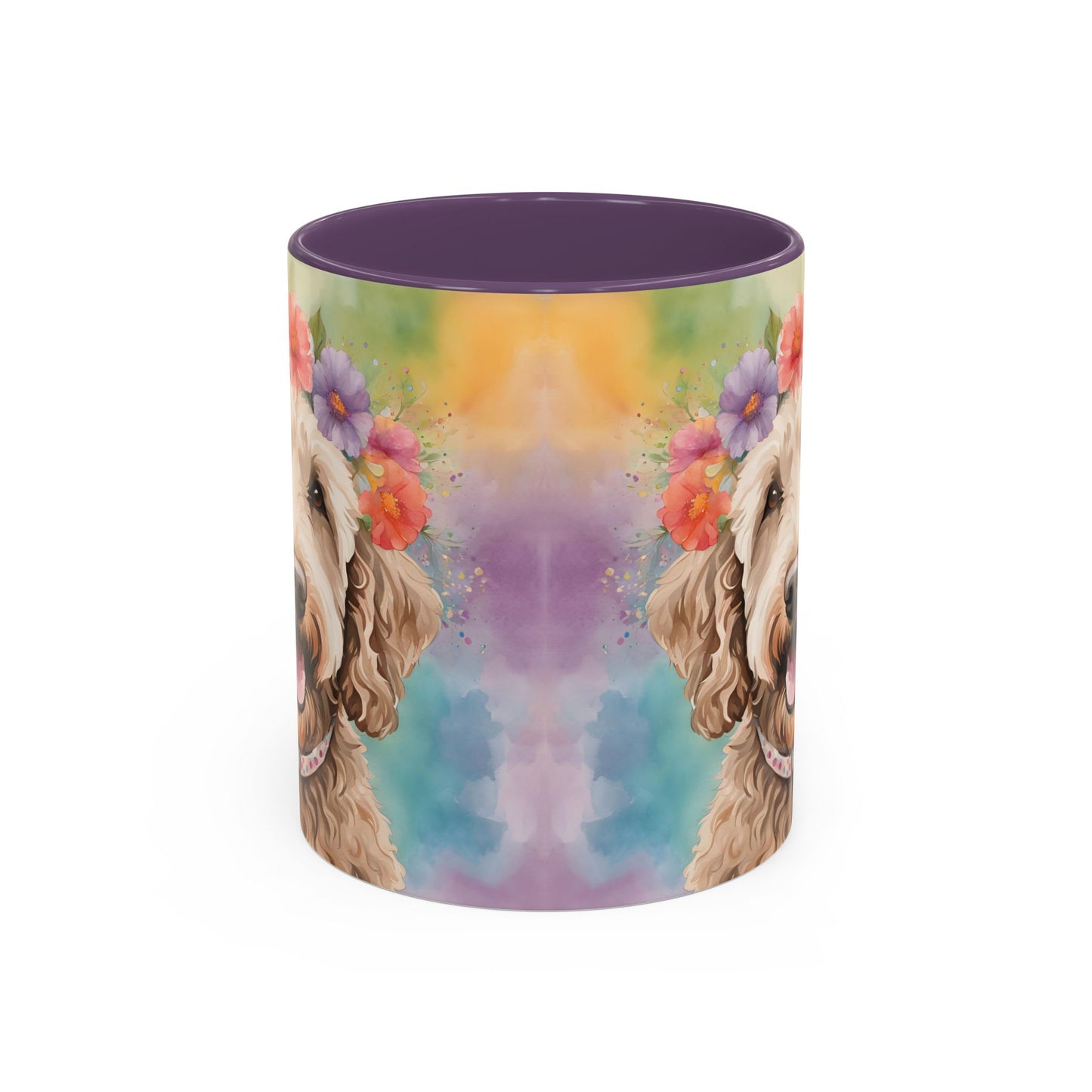 Labradoodle 01 Accent Coffee Mug - Dog Lover Gift