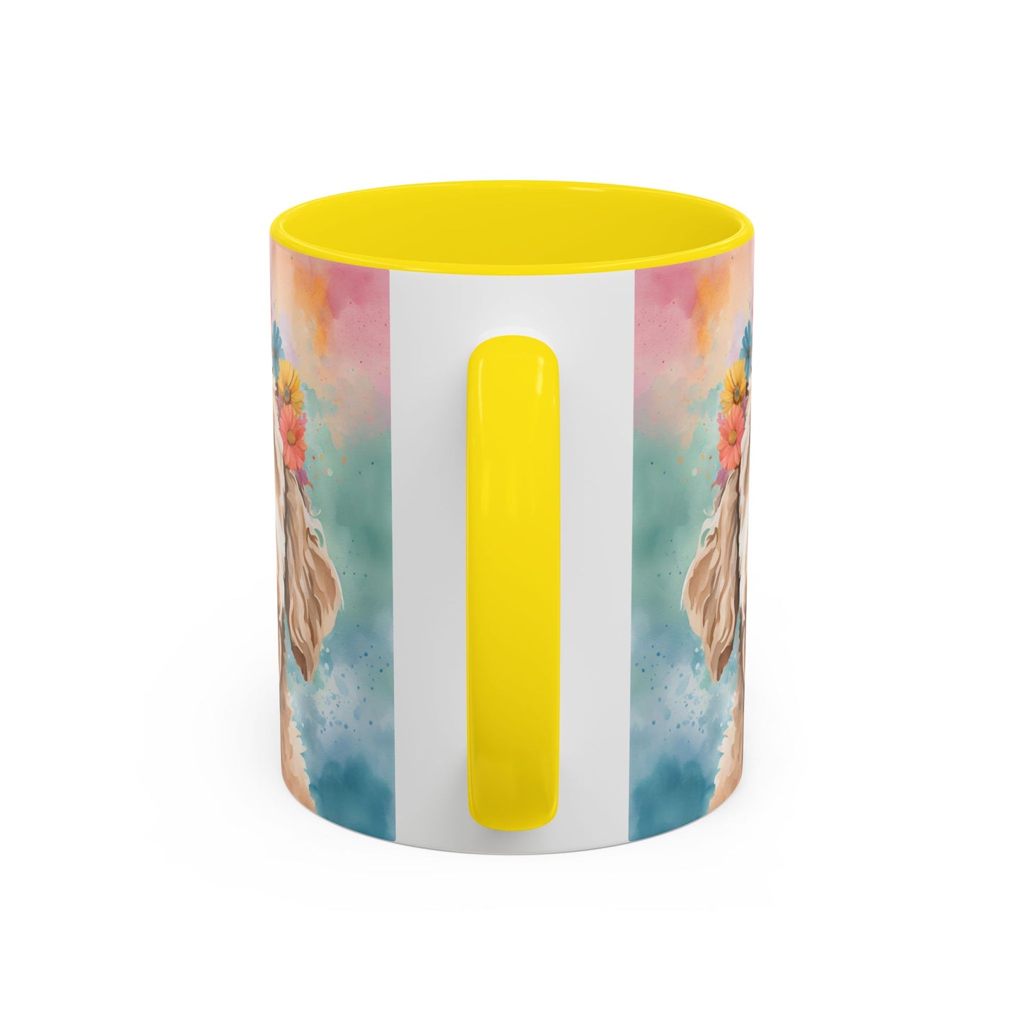 Labradoodle 02 Accent Coffee Mug - Dog Lover Gift