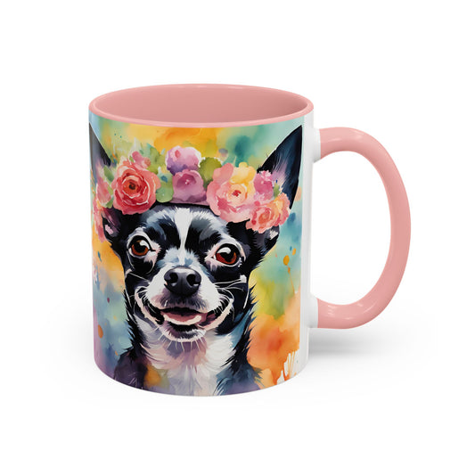 Chihuahua 03 Accent Coffee Mug - Dog Lover Gift