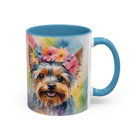 Yorkshire Terrier 03 Accent Coffee Mug - Dog Lover Gift