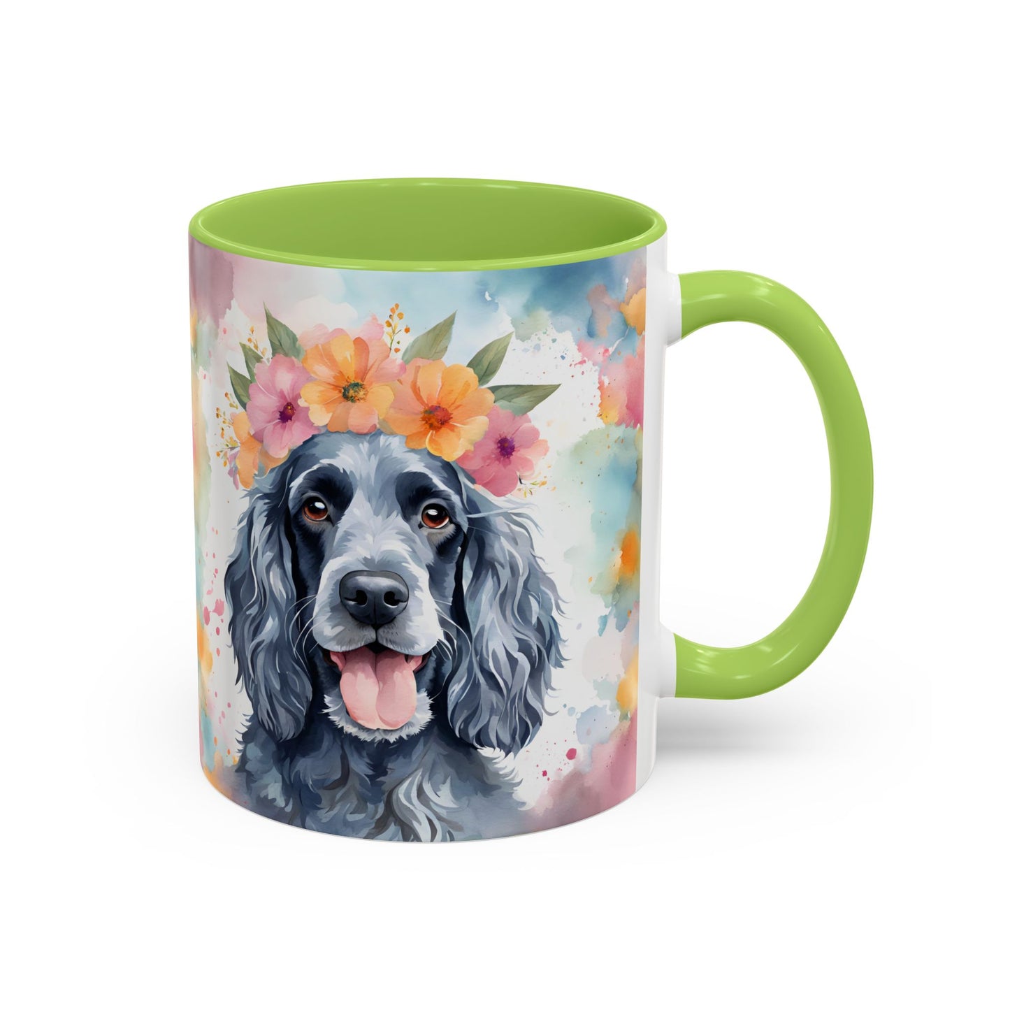 Blue Roan Cocker Spaniel 03 Accent Coffee Mug - Dog Lover Gift