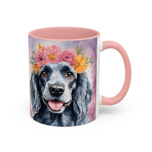 Blue Roan Cocker Spaniel 02 Accent Coffee Mug - Dog Lover Gift