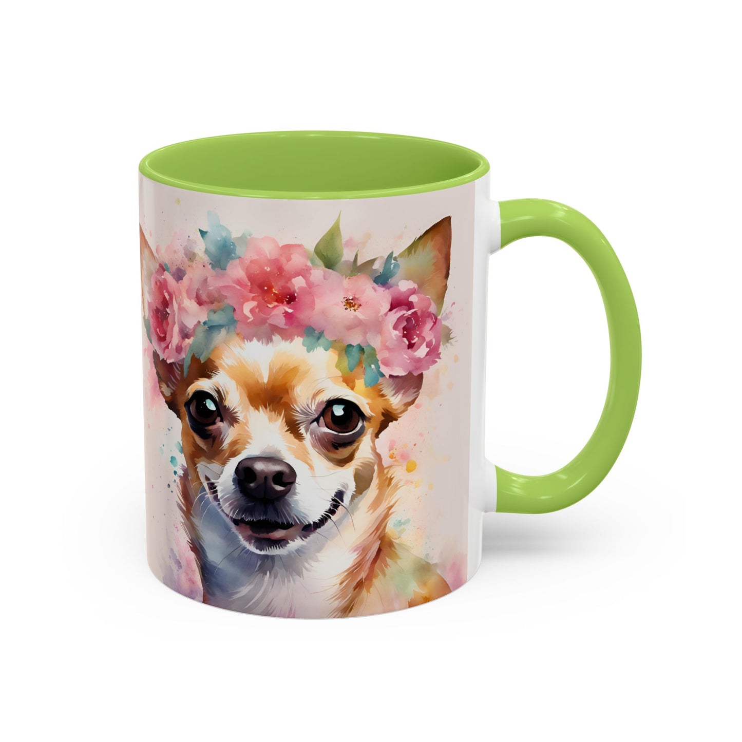 Chihuahua 01 Accent Coffee Mug - Dog Lover Gift
