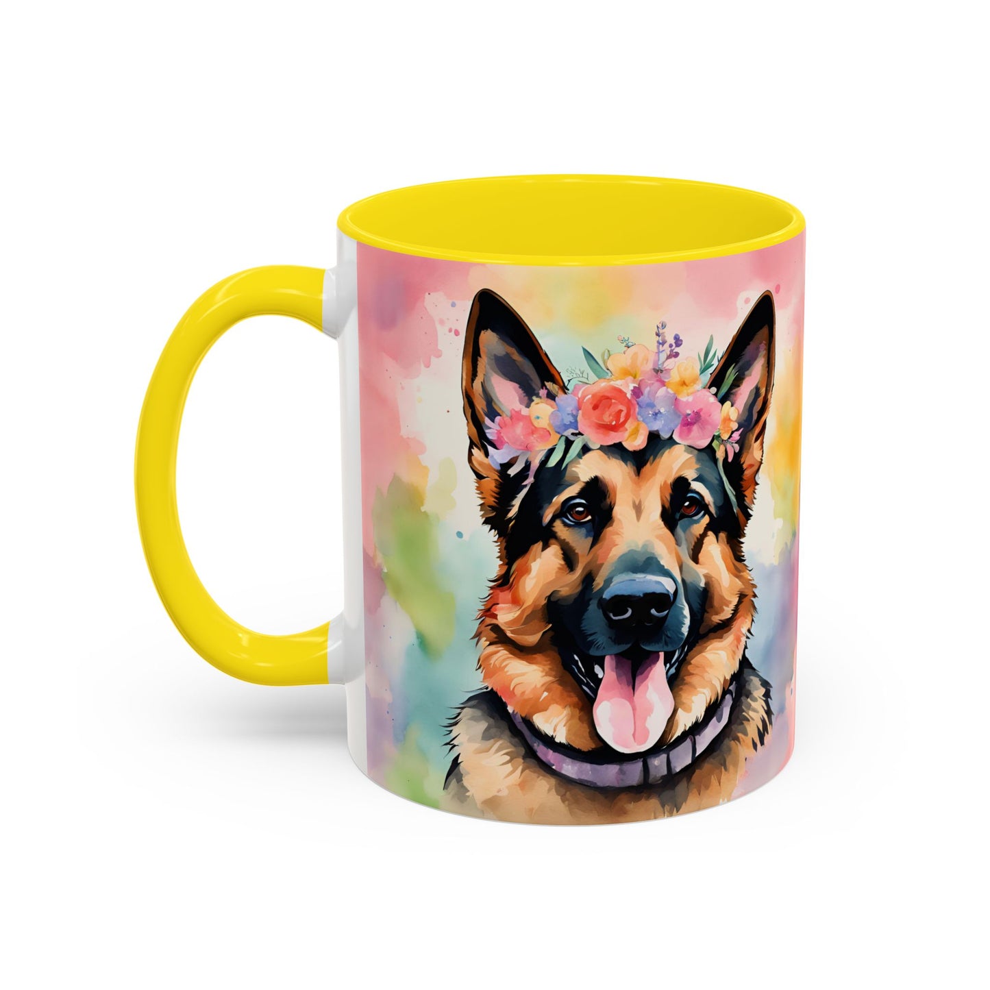 German Shepherd 01 Accent Coffee Mug - Dog Lover Gift