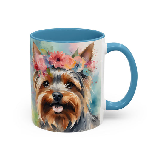 Yorkshire Terrier 04 Accent Coffee Mug - Dog Lover Gift