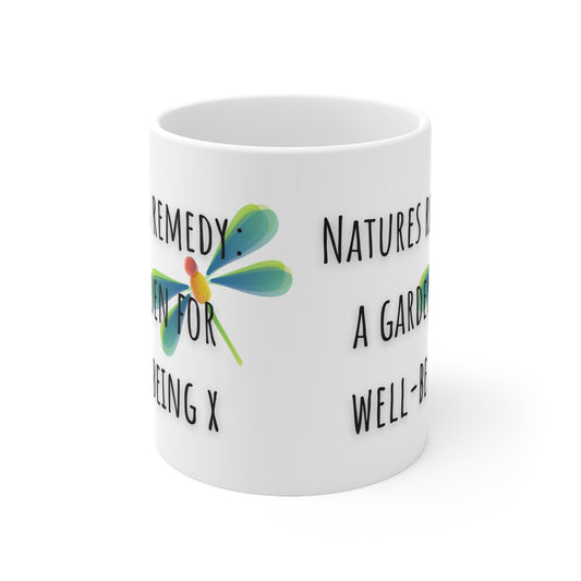 Natures Remedy: A Garden For Well-Being Ceramic Mug 11oz