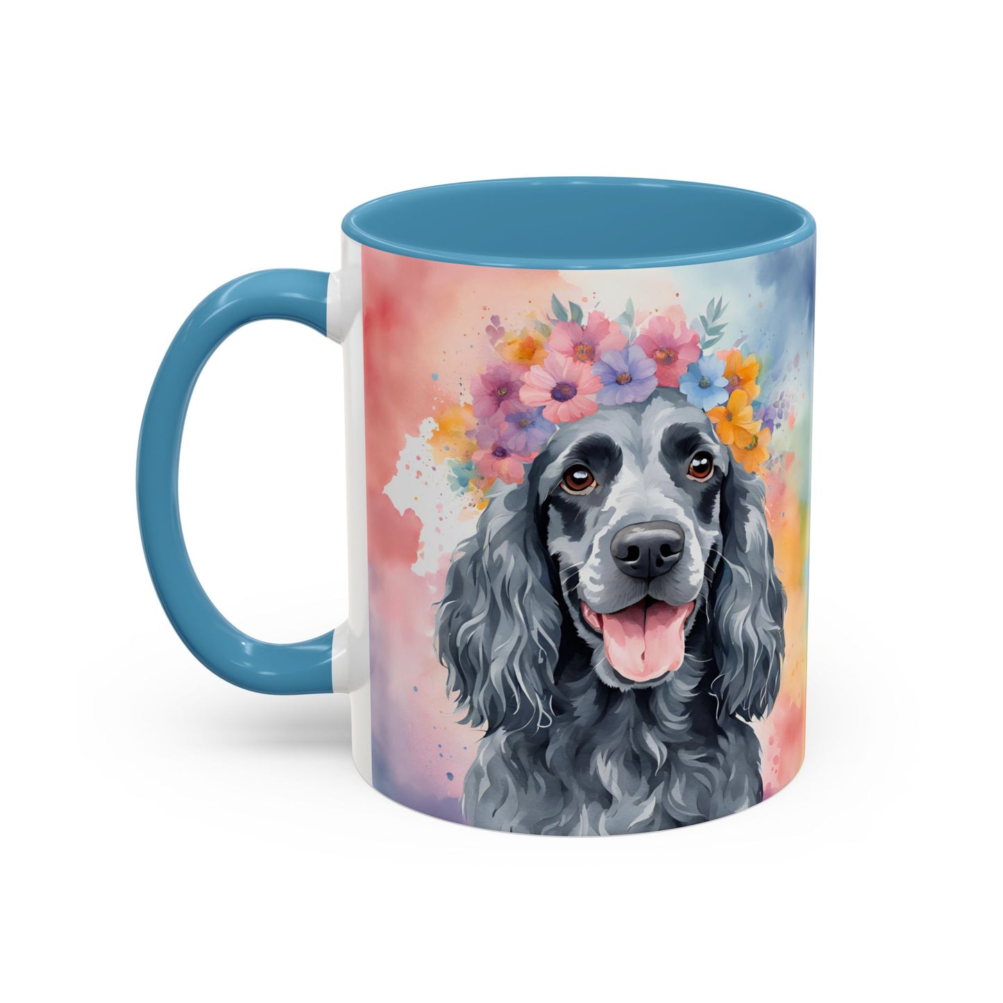 Blue Roan Cocker Spaniel 01 Accent Coffee Mug - Dog Lover Gift