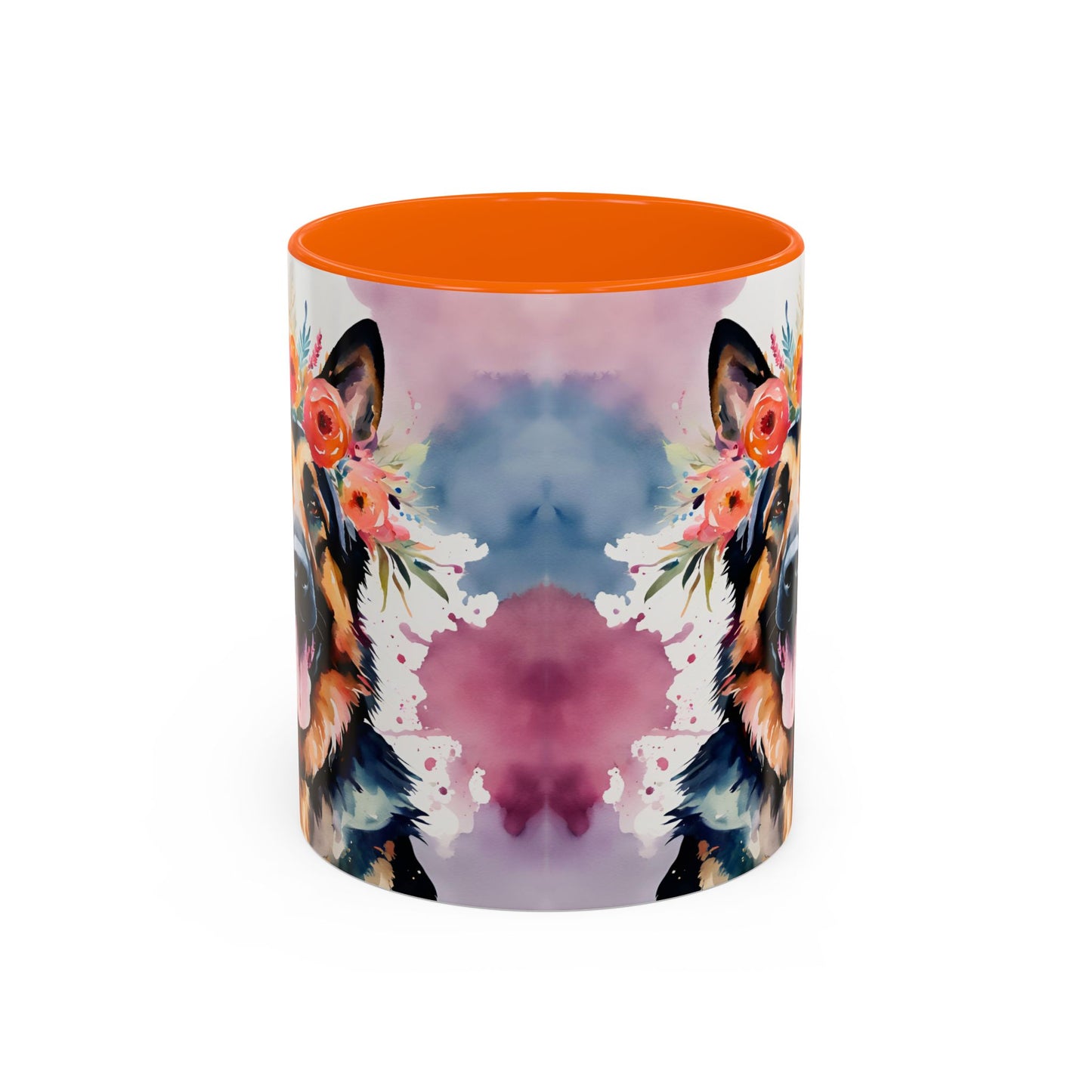 German Shepherd 04 Accent Coffee Mug - Dog Lover Gift