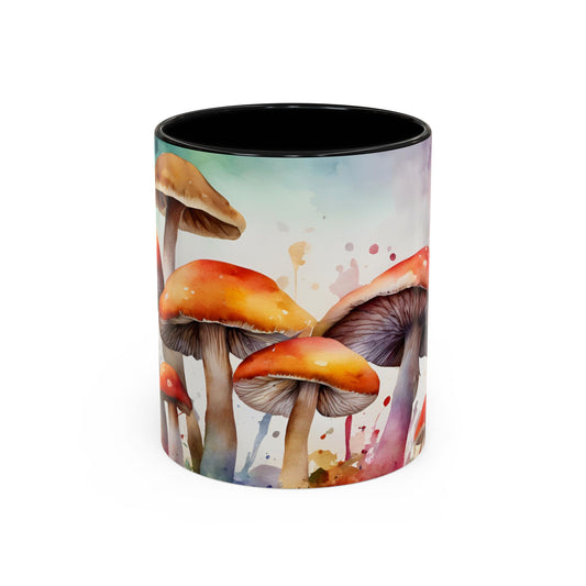 Mushroom 2 Accent Mug 11oz