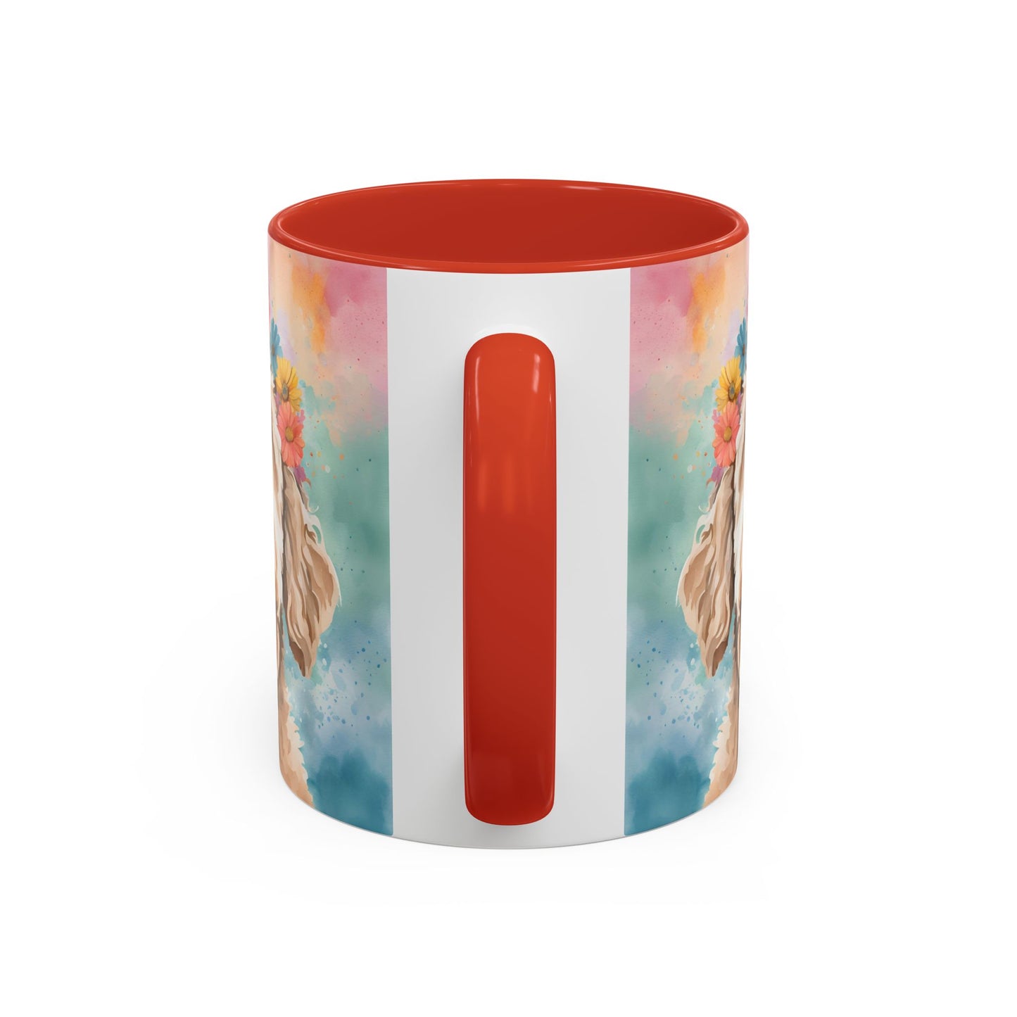Labradoodle 02 Accent Coffee Mug - Dog Lover Gift