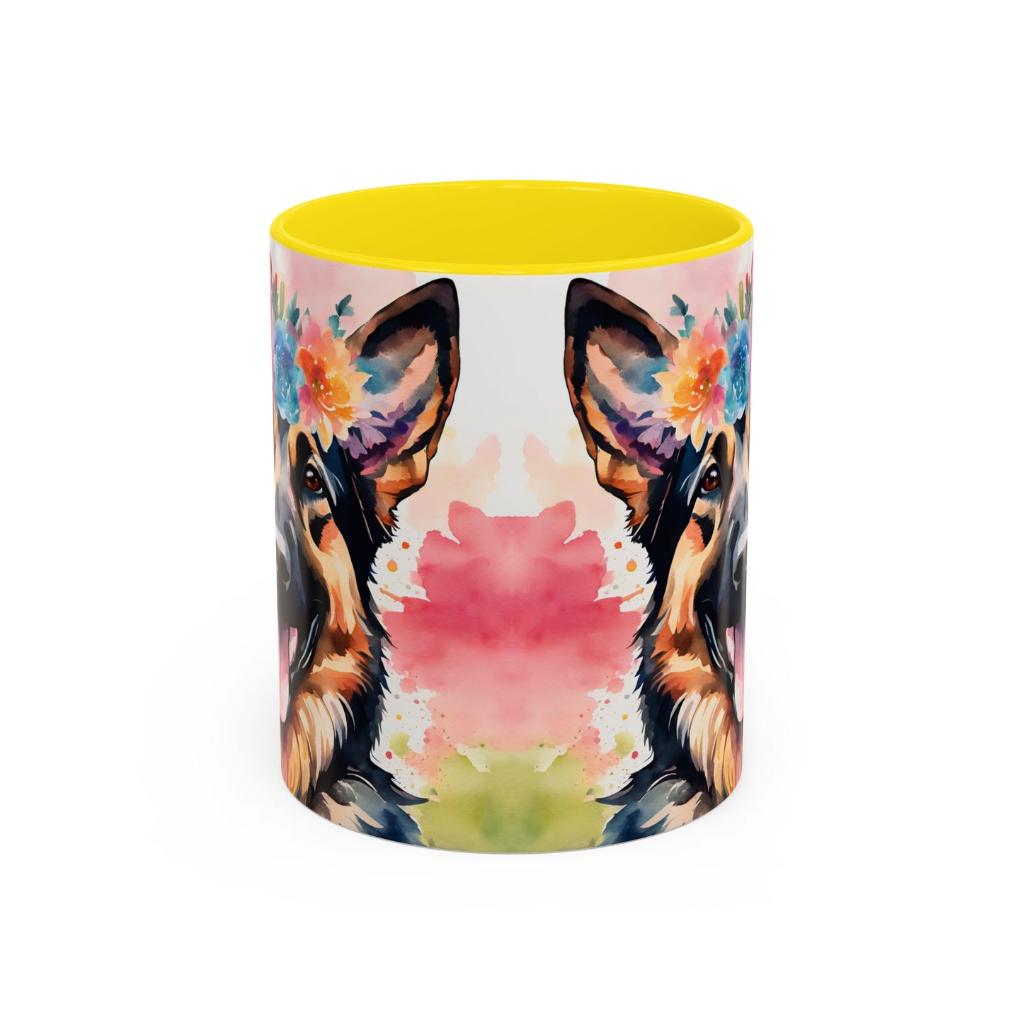 German Shepherd 03 Accent Coffee Mug - Dog Lover Gift