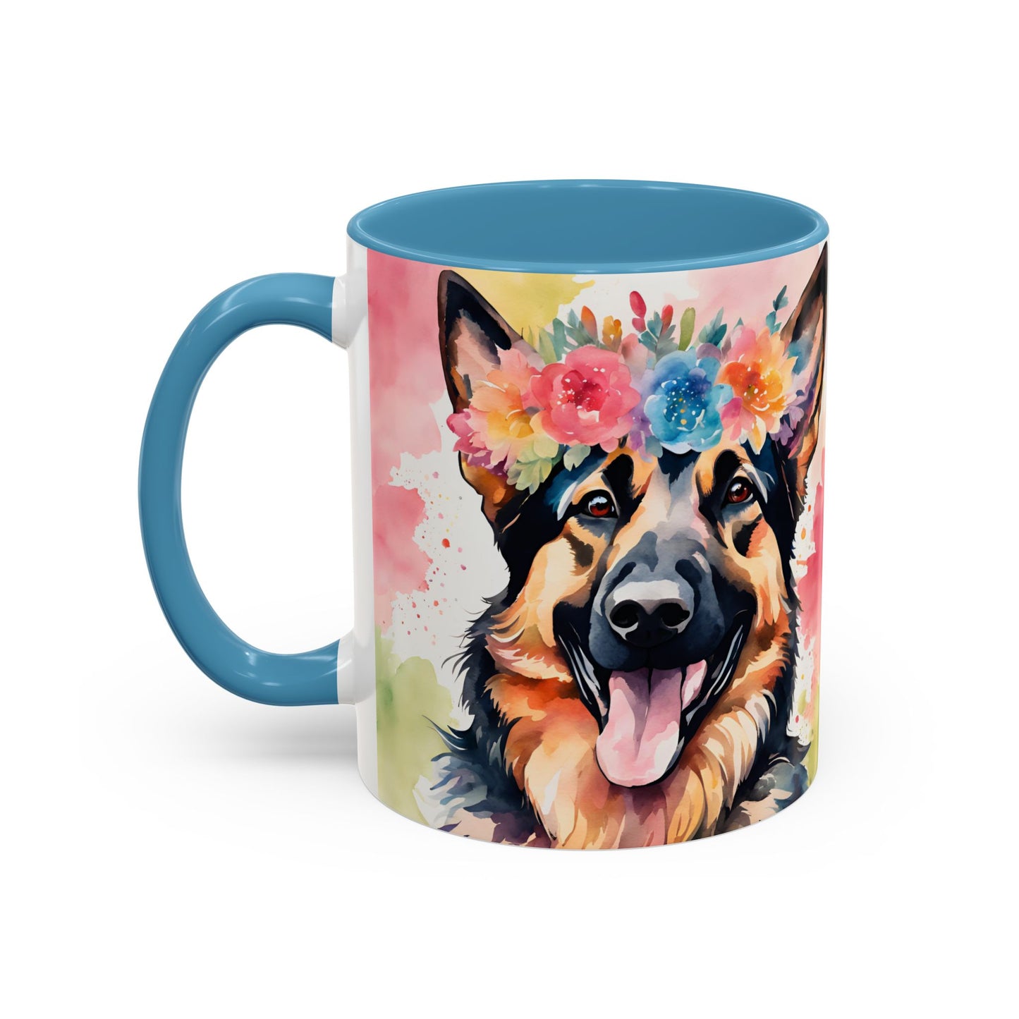 German Shepherd 03 Accent Coffee Mug - Dog Lover Gift