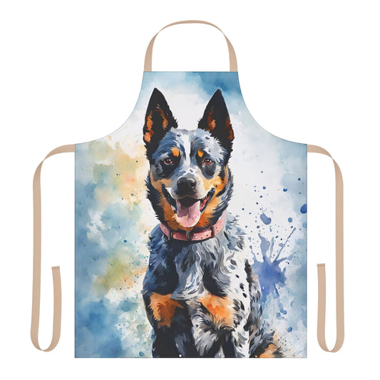 Australian Blue Heeler Adult Apron (AOP)