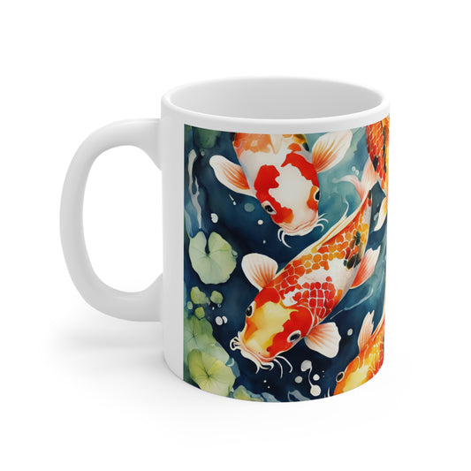 Koi Carp 01 Mug - Nature's Beauty Collection