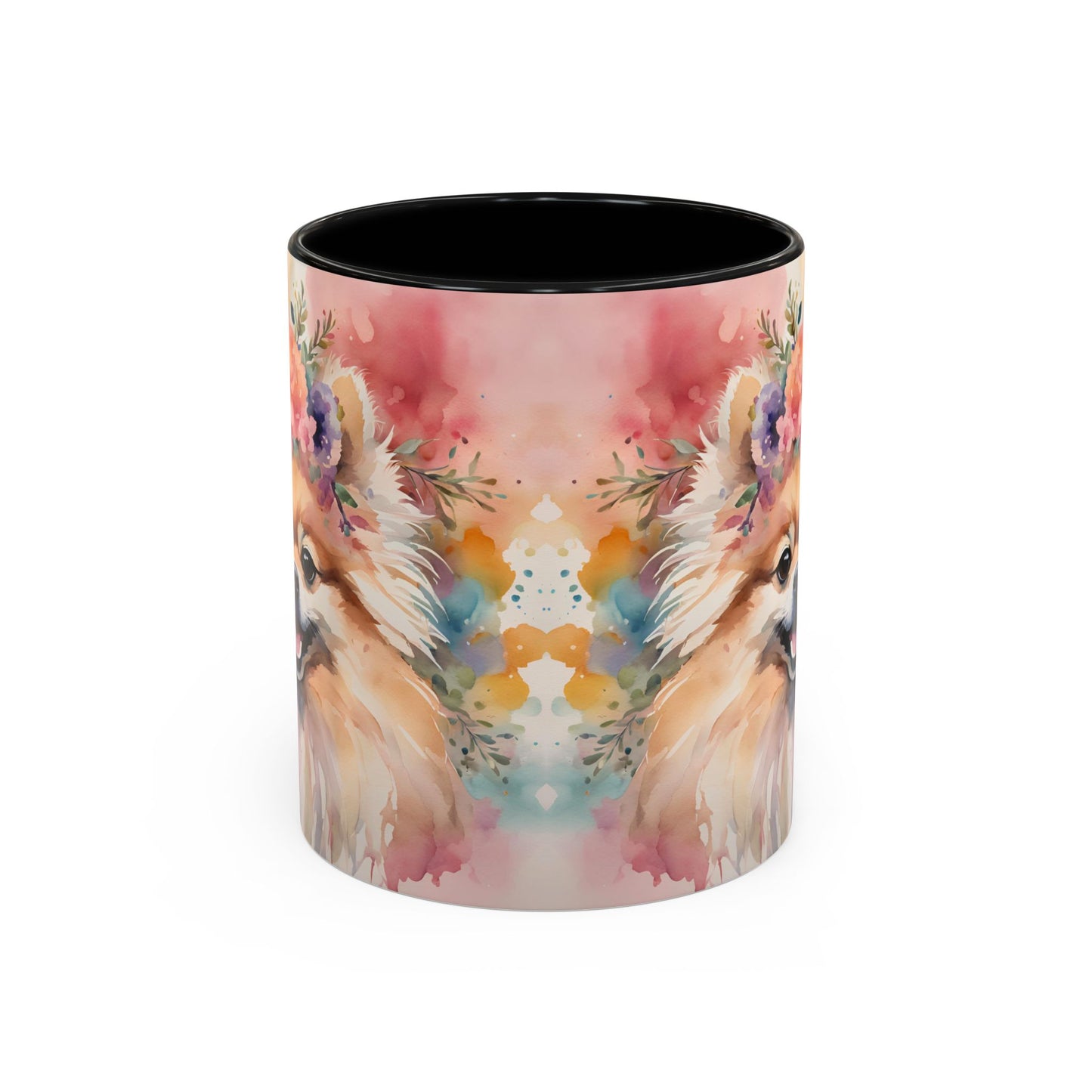 Pomeranian 02 Accent Coffee Mug - Dog Lover Gift