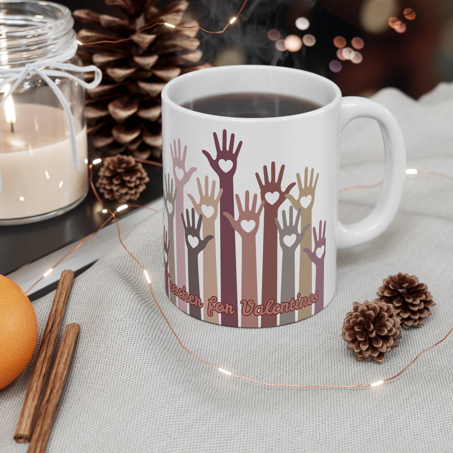 Teacher For Valentines 4 Mug Ceramic 11oz