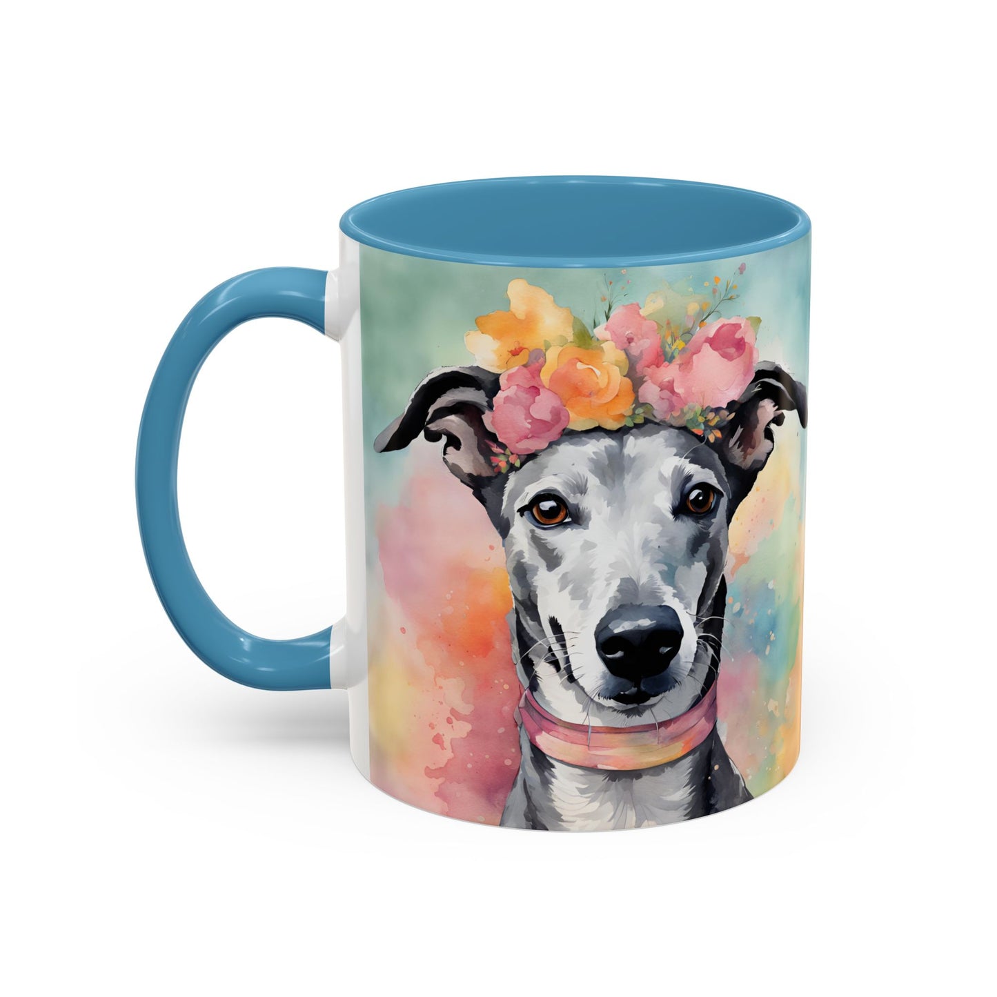Greyhound 03 Accent Coffee Mug - Dog Lover Gift