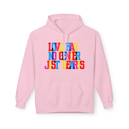 Love Has No Gender Just Hearts Unisex Valentines Hoodie