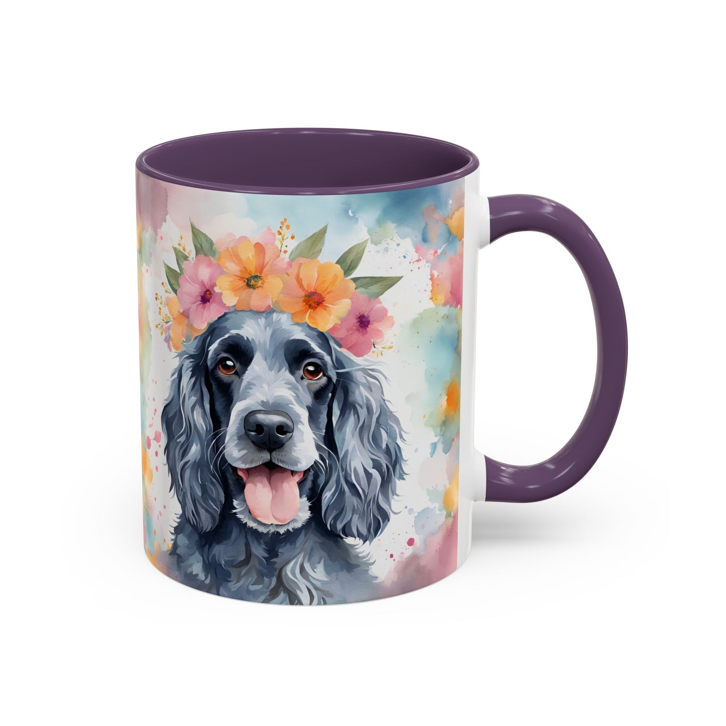 Blue Roan Cocker Spaniel 03 Accent Coffee Mug - Dog Lover Gift
