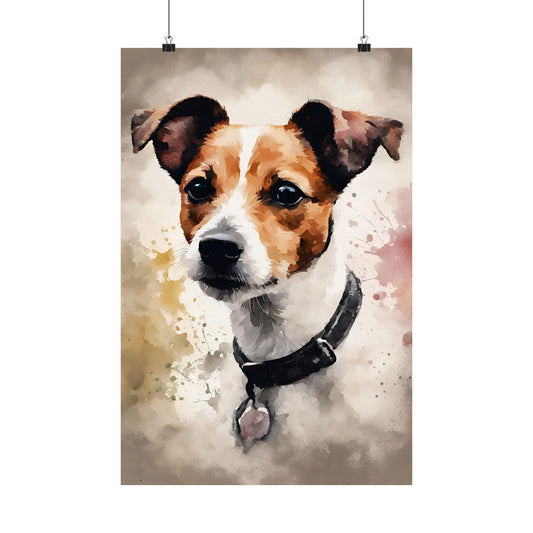 Dogs Jack Russell 04 Matte Vertical Poster