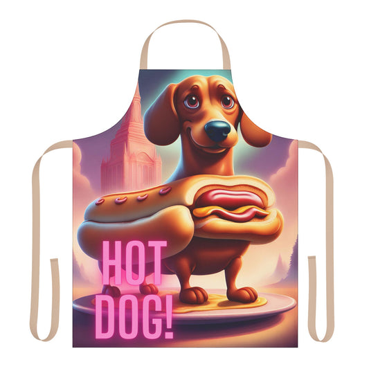 Hot Dog 2 Apron, 5 Color Straps (AOP)