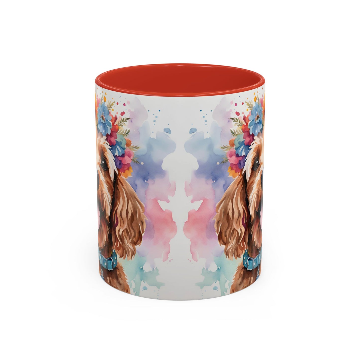 Cockapoo 02 Accent Coffee Mug - Dog Lover Gift