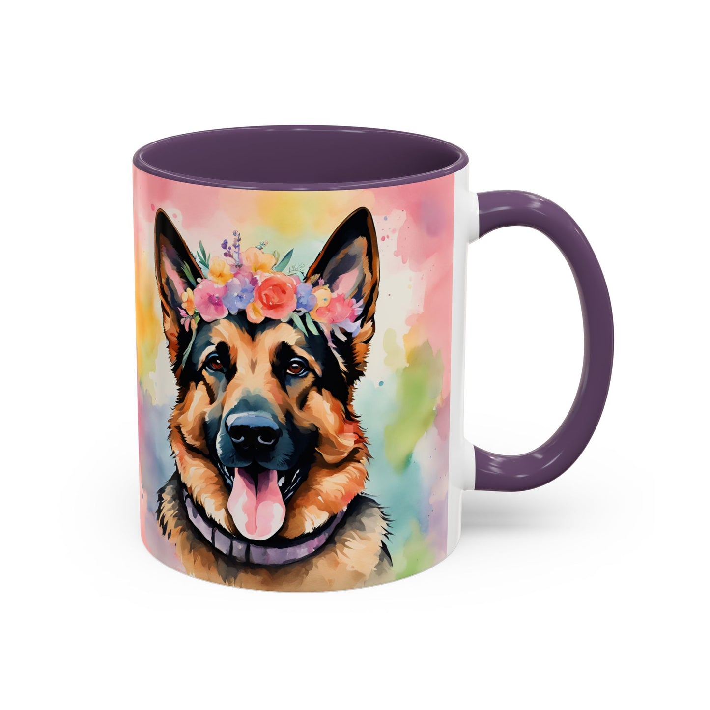 German Shepherd 01 Accent Coffee Mug - Dog Lover Gift
