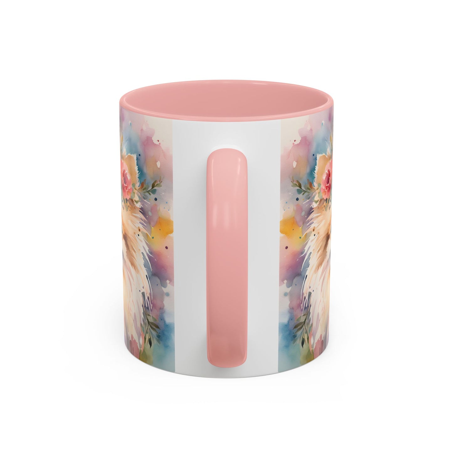 Pomeranian 02 Accent Coffee Mug - Dog Lover Gift