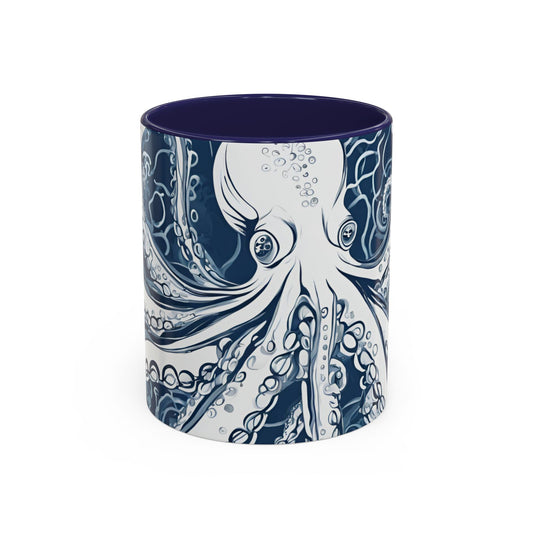 Octopus 7 Accent Coffee Mug (11oz)