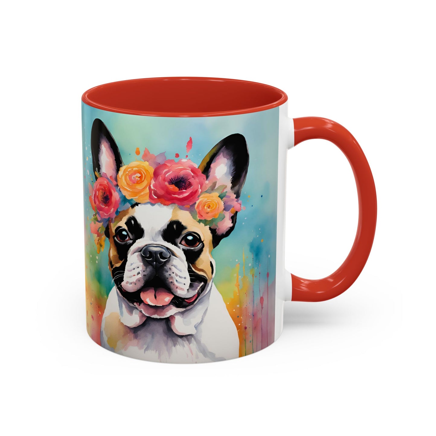 French Bulldog 03 Accent Coffee Mug - Dog Lover Gift