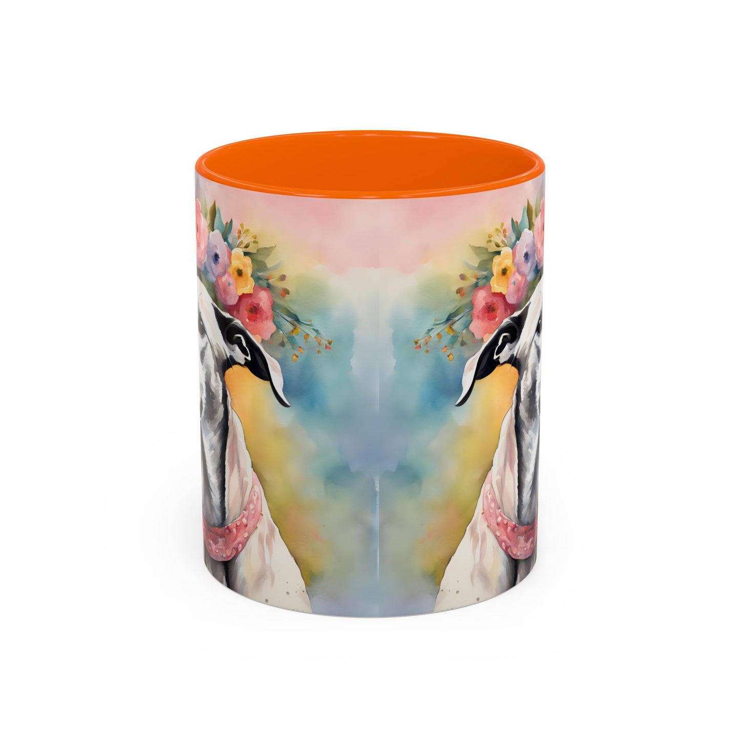 Greyhound 02 Accent Coffee Mug - Dog Lover Gift