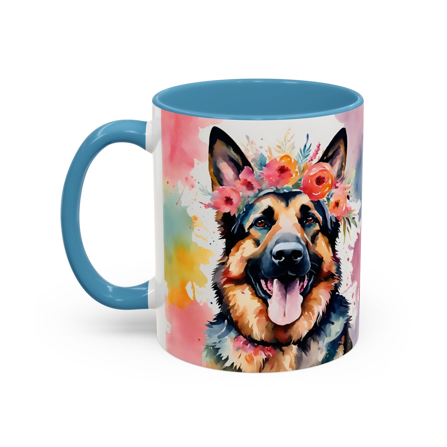 German Shepherd 04 Accent Coffee Mug - Dog Lover Gift