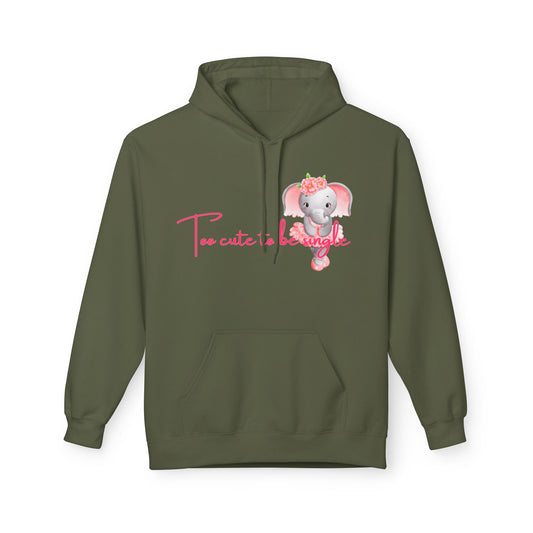 I’m Too Cute To Be Single Unisex Valentines Hoodie