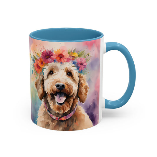 Labradoodle 04 Accent Coffee Mug - Dog Lover Gift