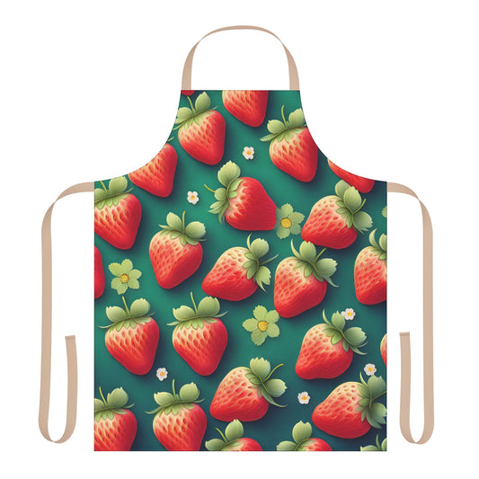 Strawberry 2 Apron, 5 Color Straps (AOP)