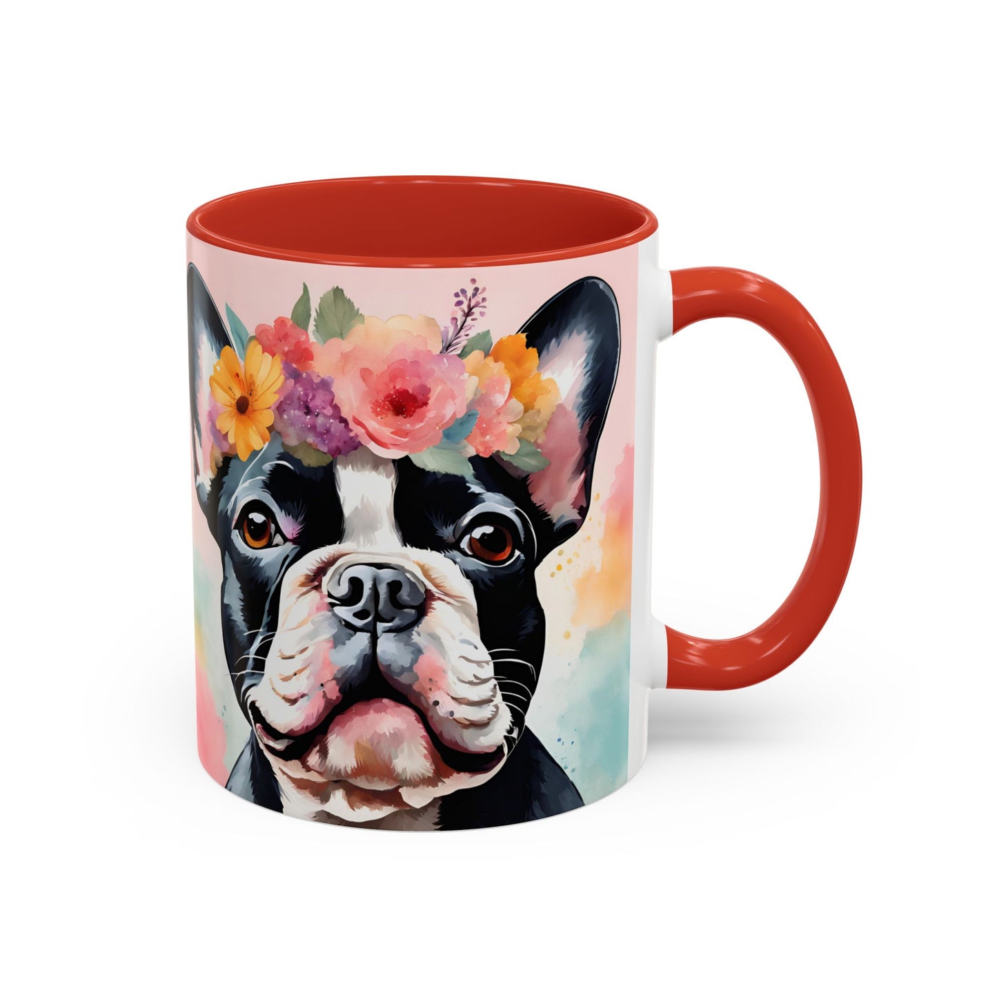 French Bulldog 01 Accent Coffee Mug - Dog Lover Gift