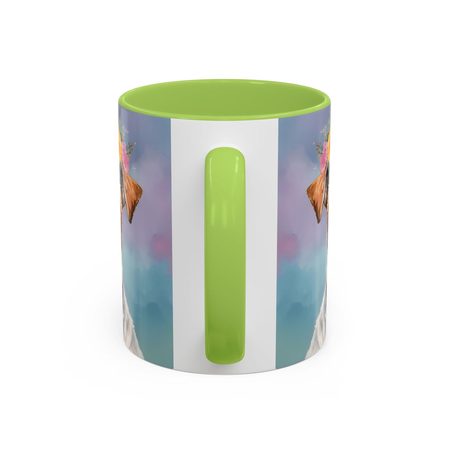 Fox Terrier 02 Accent Coffee Mug - Dog Lover Gift