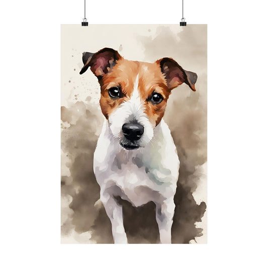 Dogs Jack Russell 03 Matte Vertical Poster