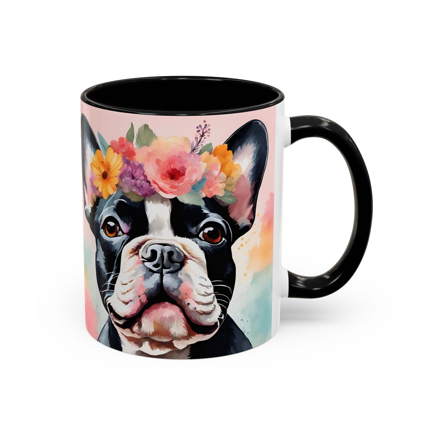 French Bulldog 01 Accent Coffee Mug - Dog Lover Gift