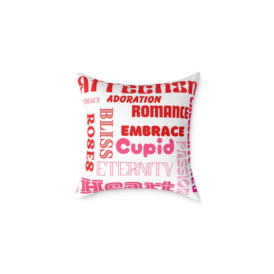 Bliss Words Poly Pillow