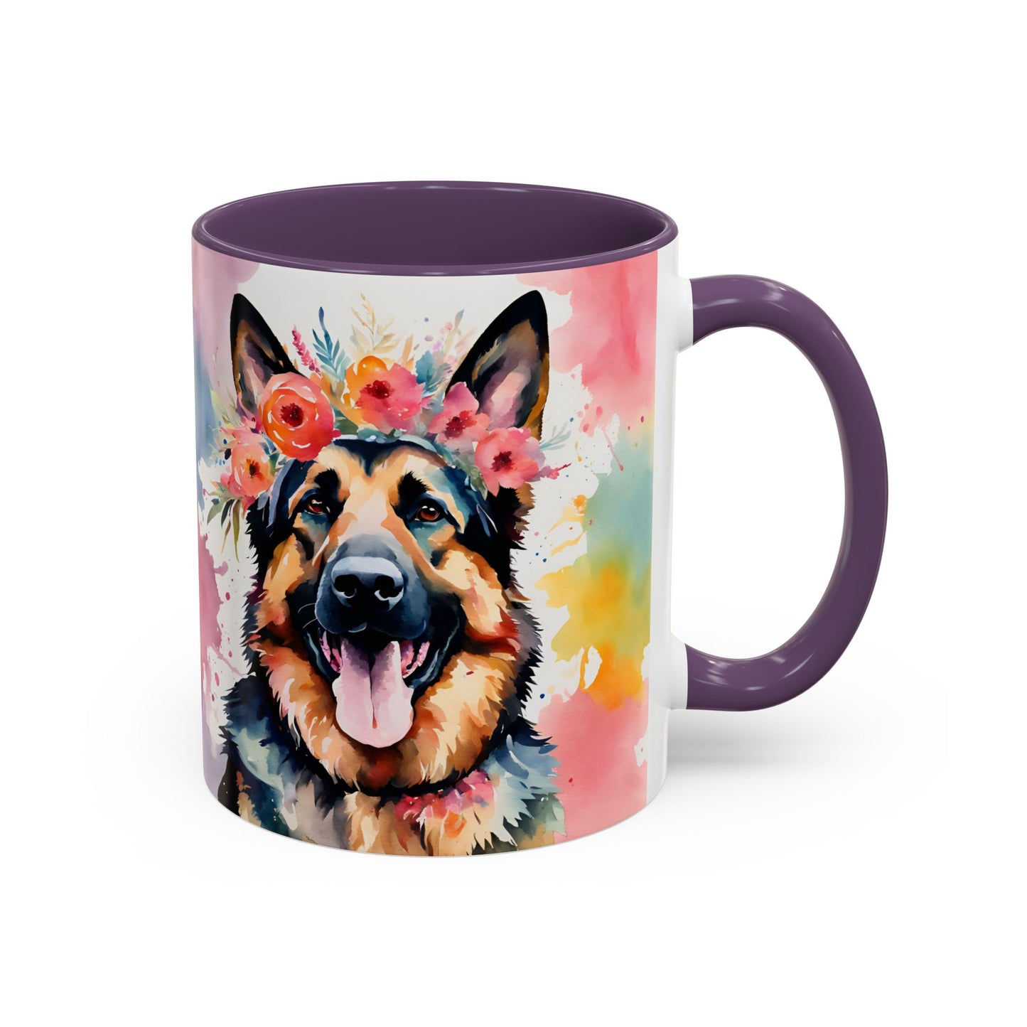 German Shepherd 04 Accent Coffee Mug - Dog Lover Gift