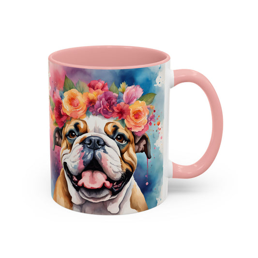 British Bulldog 01 Accent Coffee Mug - Dog Lover Gift