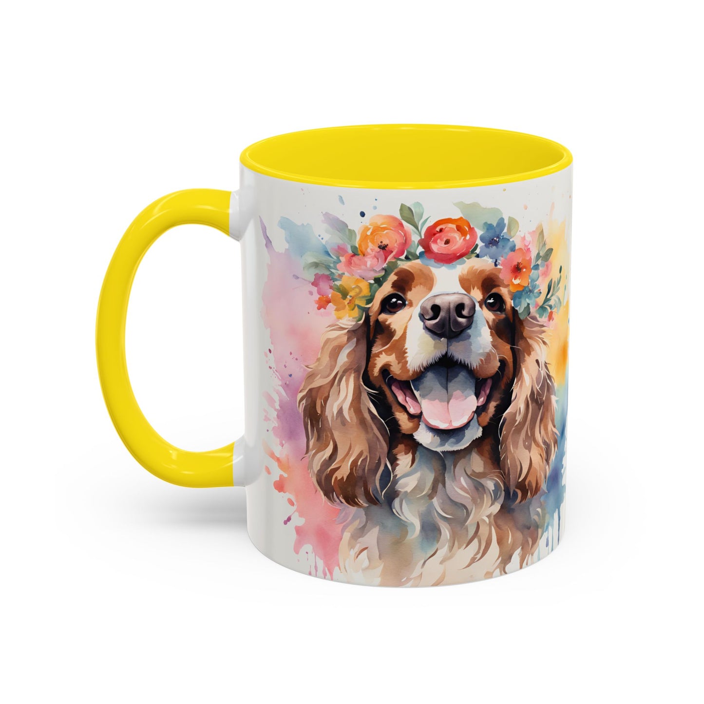 Cocker Spaniel 02 Accent Coffee Mug - Dog Lover Gift